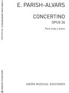 Parish Alvars Concertino op. 34 Harp/Piano (Manuscript Edition) 