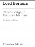 Three Songs In The German Manner 