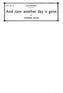 And Now Another Day Is Gone 