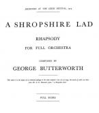 A Shropshire Lad 