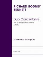 Duo Concertante For Clarinet And Piano 