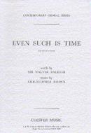 Even Such Is Time - Klavierauszug 