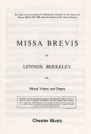 Missa Brevis Op. 57 (Original Latin Version) 