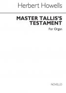 Master Tallis's Testament for Organ 