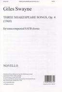 Three Shakespeare Songs Op. 4 