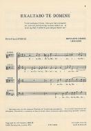 Exaltabo Te Domine 