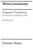 Paganini Variations for Solo Piano and Orchestra 