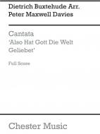 Cantata 'Also hat Gott die Welt geliebet' 