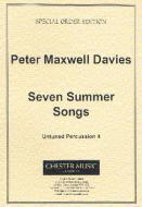 Seven Summer Songs Untuned Percussion Part 4 