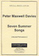 Seven Summer Songs Untuned Percussion Part 2 