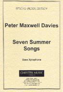 Seven Summer Songs Bass Xylophone Part 