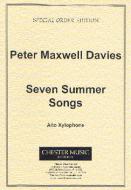 Seven Summer Songs Alto Xylophone Part 