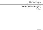 Monologues Nos.1-3 
