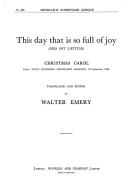This Day That Is So Full of Joy 