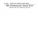 The Communicant's Choral Card 