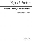 Faith, Duty And Prayer 