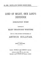 Lord Of Might, Our Land's Defender 