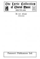 Mendelssohn Be Not Afraid SATB 