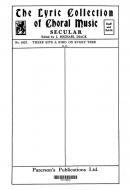 Brahms There Sits A Bird On Every Tree SA 