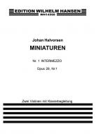 Miniture Op. 29 Nr. 1 Violin/Piano 