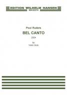 Ruders Bel Canto For Violin Solo 