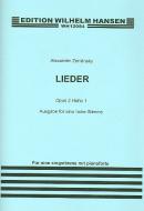 Lieder Op. 2 Book 1 (High Voice) 