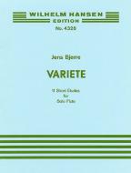 Variete Eleven Short Etudes for Flute Solo 