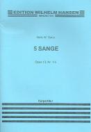 Five Songs Op. 13 