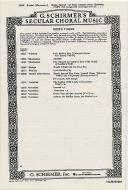 Music, Spread Thy Voice Around 