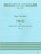 Holmboe Trio Op.137 Clarinet/Cello/Piano Parts 