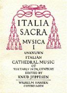 Italia Sacra Musica Vol.1 (Vocal Score) 