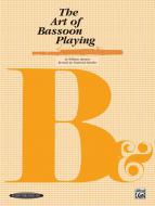 The Art Of Bassoon Playing 