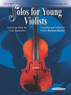 Solos for Young Violists Vol. 2 - Viola Part and Piano Accompanied 