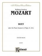 Duet (After The Piano Sonata In A Major, K. 331) Standard