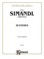 Thirty Etudes For Double Bass Standard