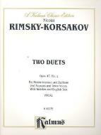 Two Duets, Op. 47 