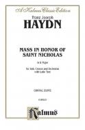 Mass In Honor Of Saint Nicholas, In G Major 