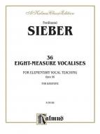 36 Eight Measure Vocalises Op.96 