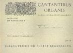 Cantantibus organis Heft 18 