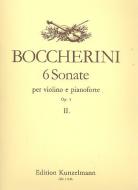 6 Sonaten für Violine und Klavier op. 5 Band 2 