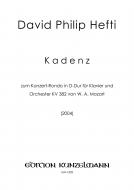 Kadenz zum Konzert-Rondo D-Dur 