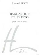 Barcarolle et presto 