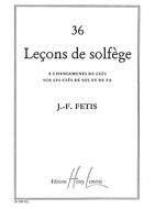 36 Leçons de solfège 