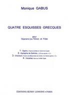 4 Esquisses grecques 