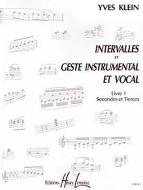 Intervalles et geste instrumental et vocal 1 