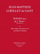 Sonate Nr. 1 in e-Moll op. 5 