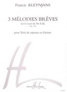 3 Mélodies brèves 