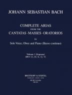Sämtliche Arien aus den Kantaten, Messen, Oratorien 1 