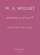 Quartett Nr. 1 in B nach der Violinsonate KV 317d 