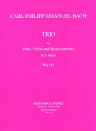 Triosonate in G Wq 153 